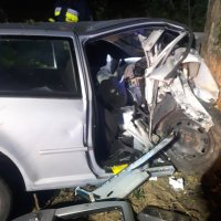 2016-09-24 Wypadek na trasie Giemlice - Steblewo